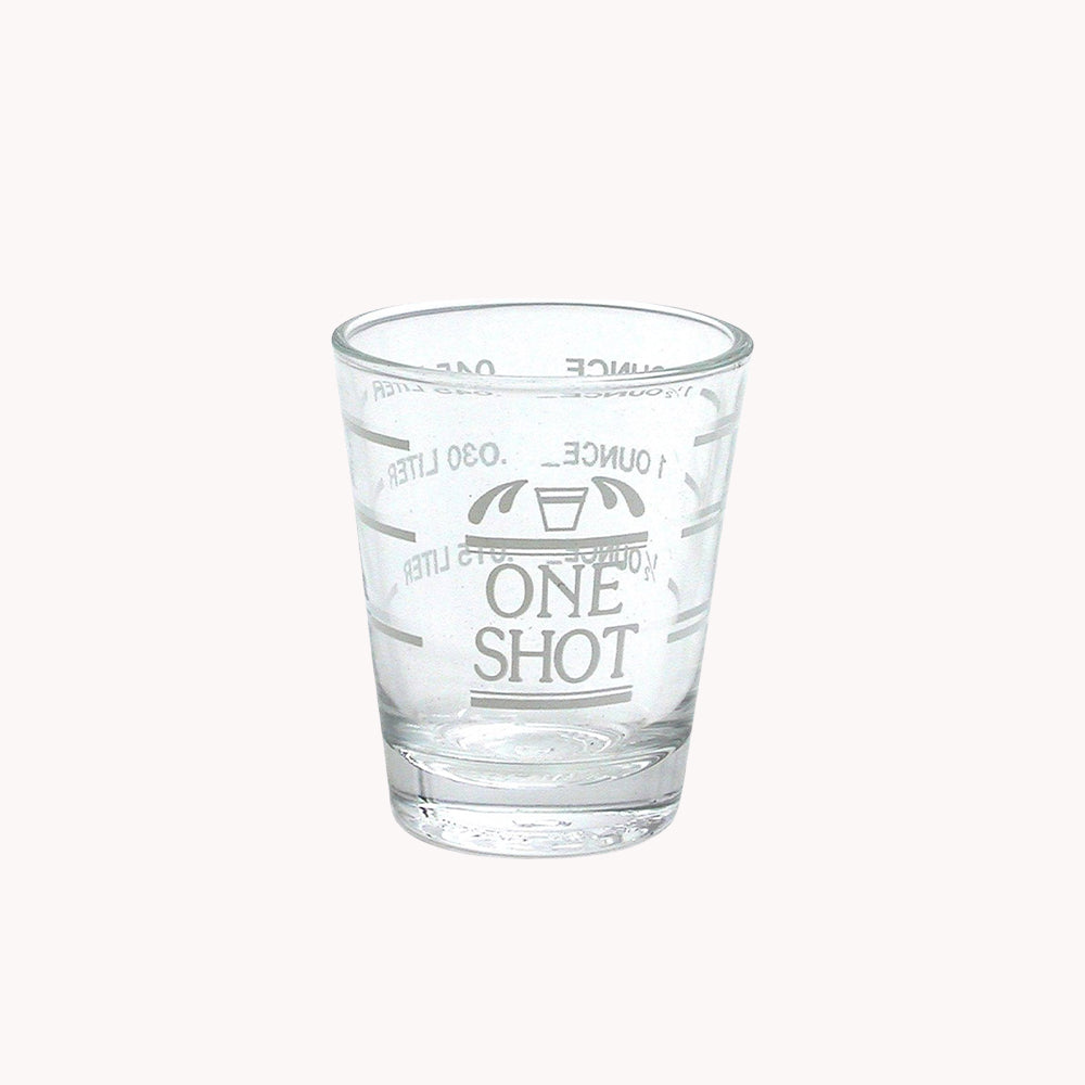 One Shot Glass with Lines