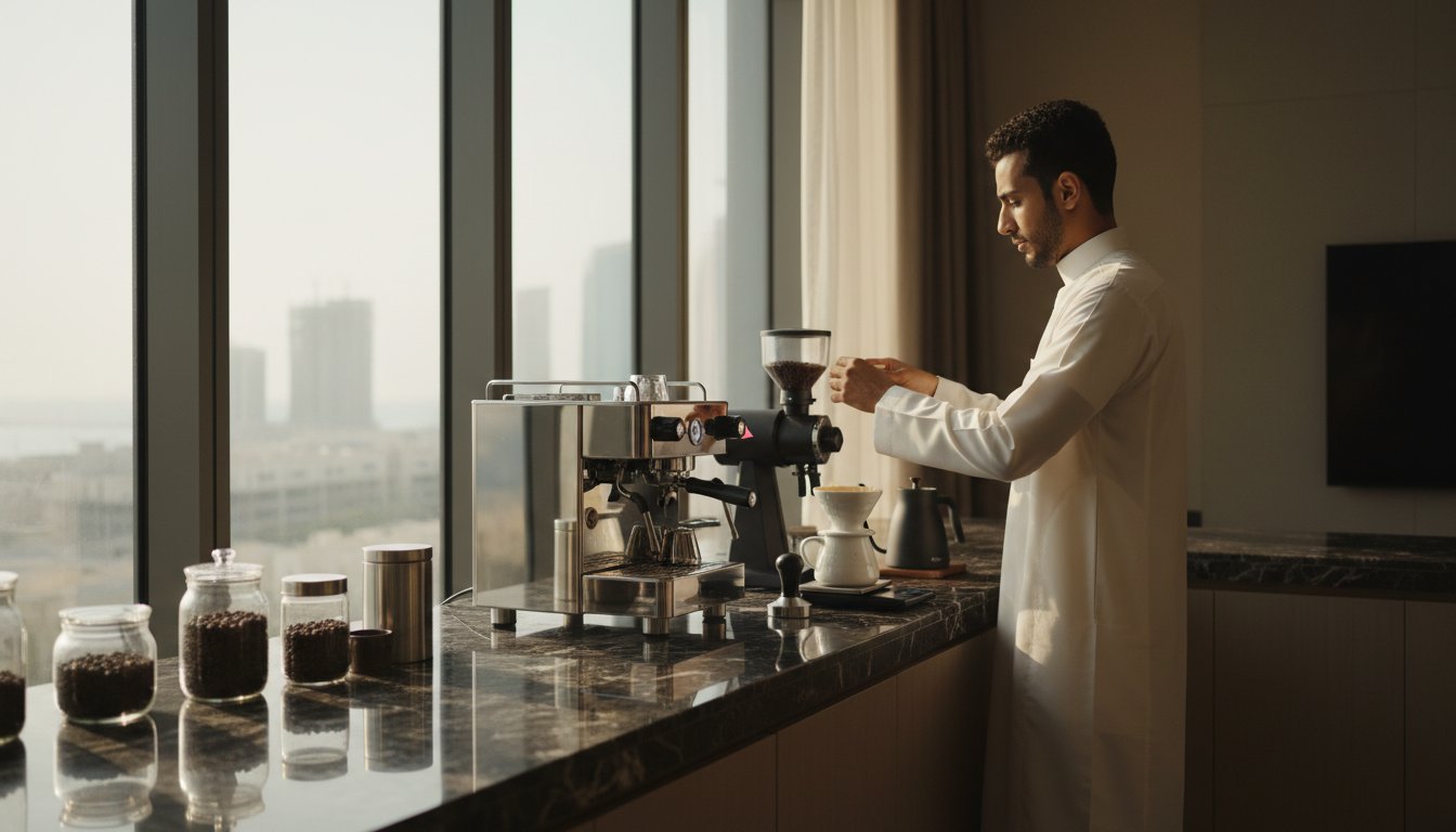 دليل أدوات القهوة المختصة في السعودية 2026: كيف تبني مختبرك المنزلي؟