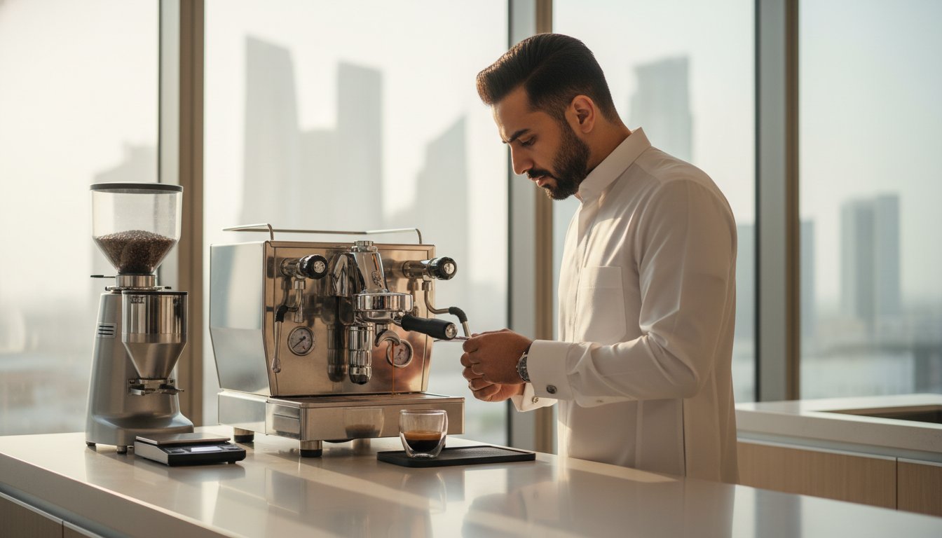 استخلاص اسبريسو مثالي: الدليل العلمي والعملي للباريستا المنزلي 2026