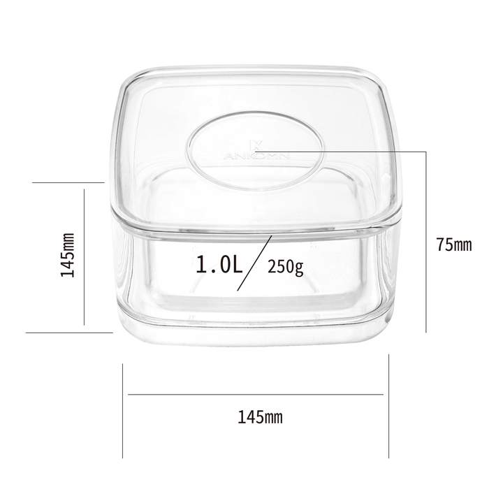 ANKOMN EZ Paper Filter Storage Container 1.0L - 2 Units - Caffeine Lab