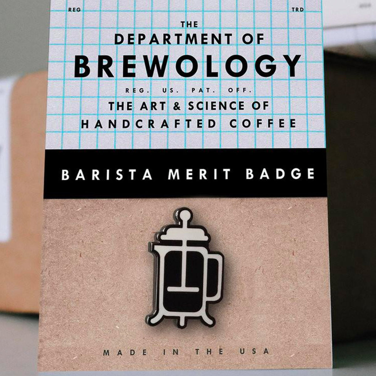 Barista Merit Badge Pins - Caffeine Lab