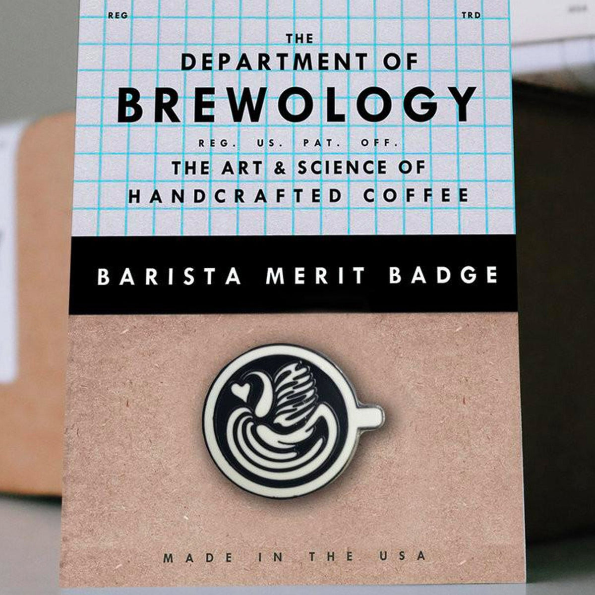 Barista Merit Badge Pins - Caffeine Lab