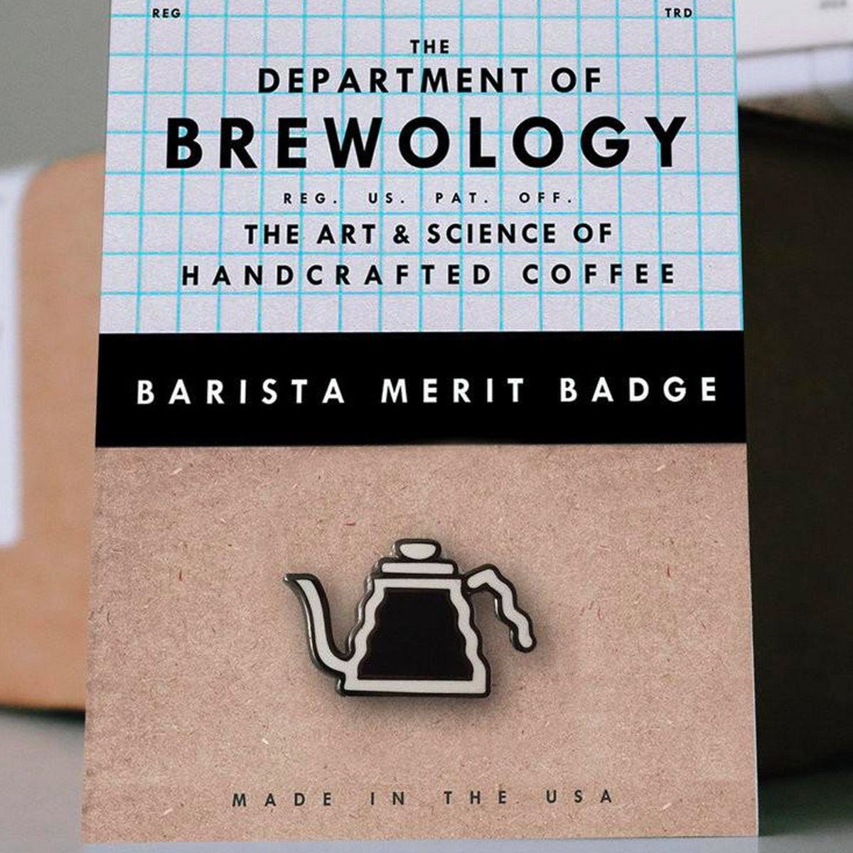 Barista Merit Badge Pins - Caffeine Lab