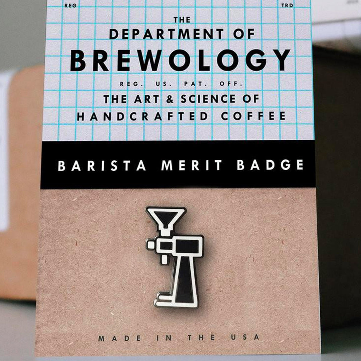 Barista Merit Badge Pins - Caffeine Lab