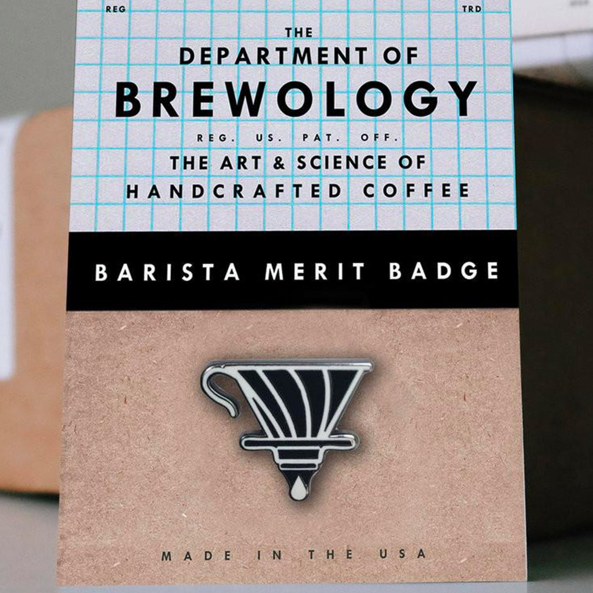 Barista Merit Badge Pins - Caffeine Lab