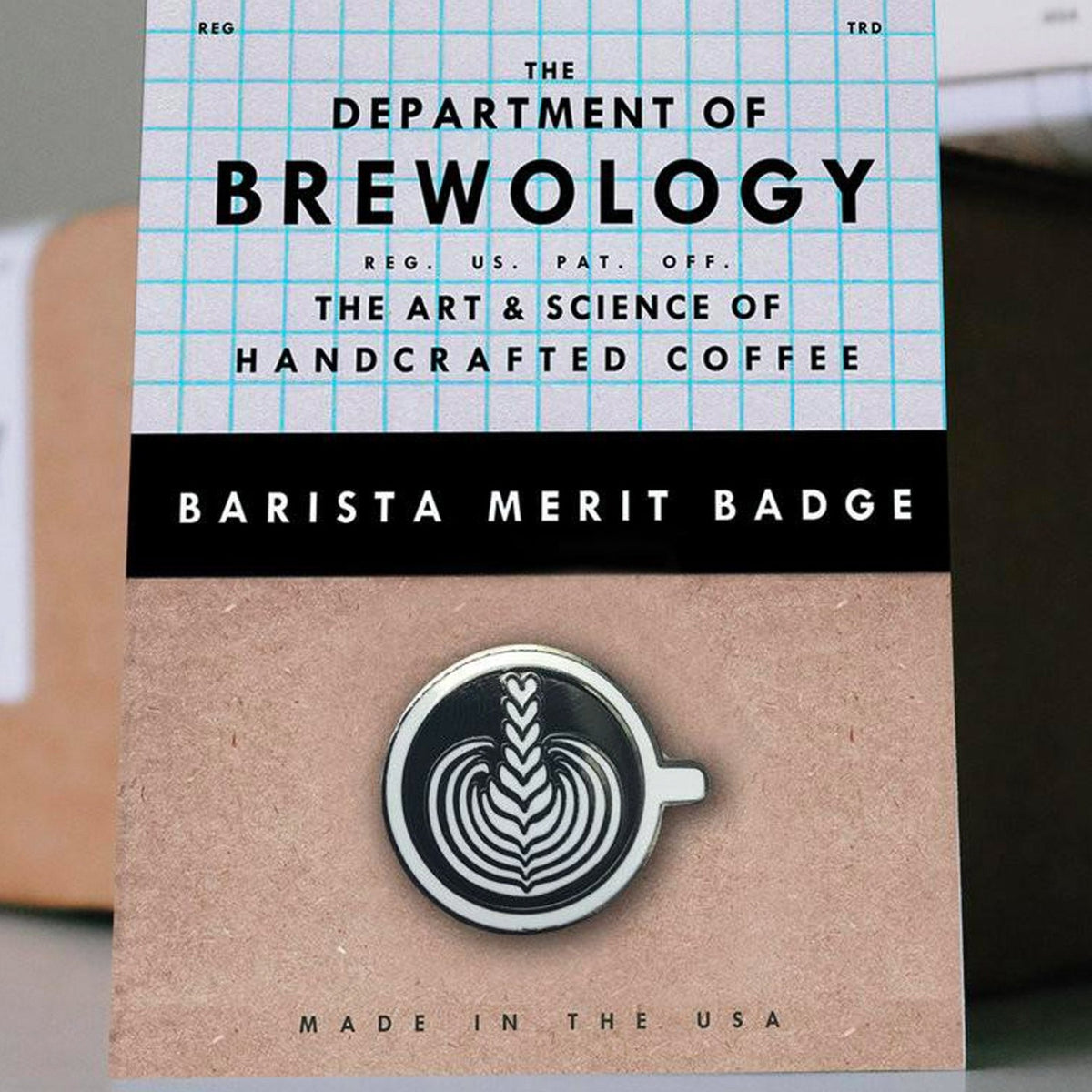 Barista Merit Badge Pins - Caffeine Lab