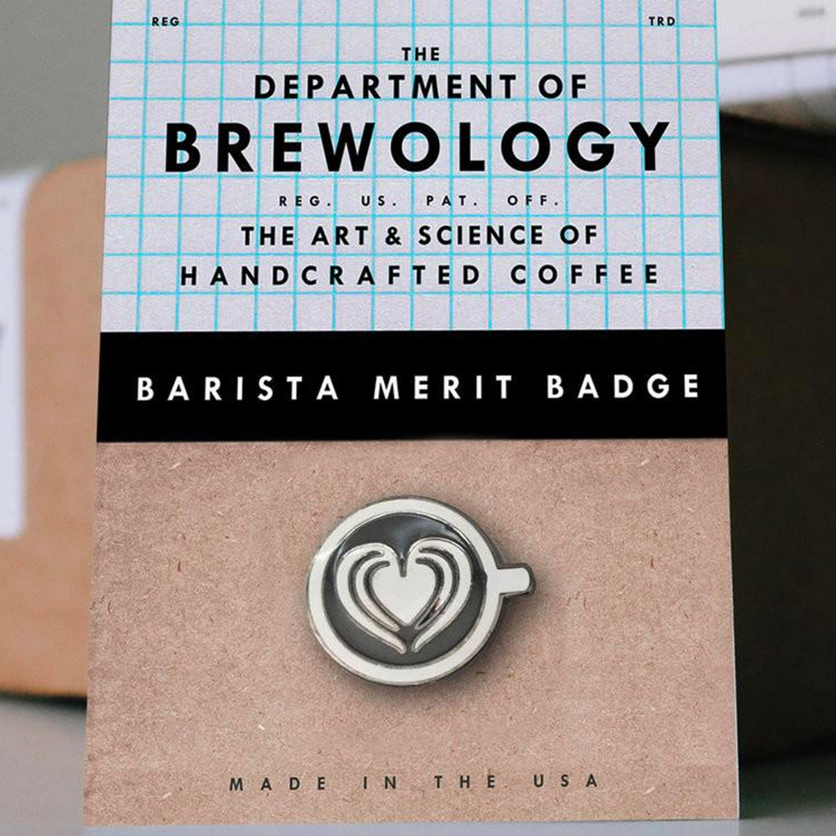 Barista Merit Badge Pins - Caffeine Lab