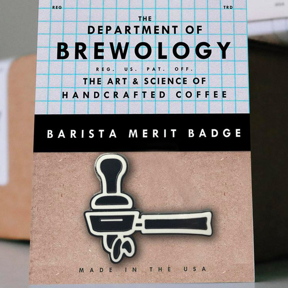 Barista Merit Badge Pins - Caffeine Lab