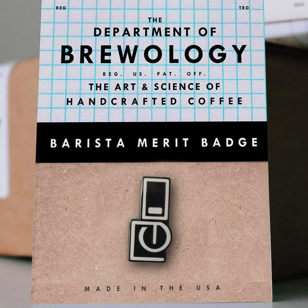 Barista Merit Badge Pins - Caffeine Lab