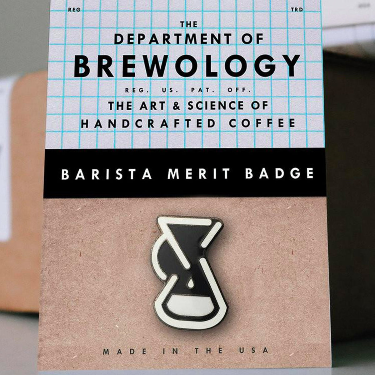 Barista Merit Badge Pins - Caffeine Lab