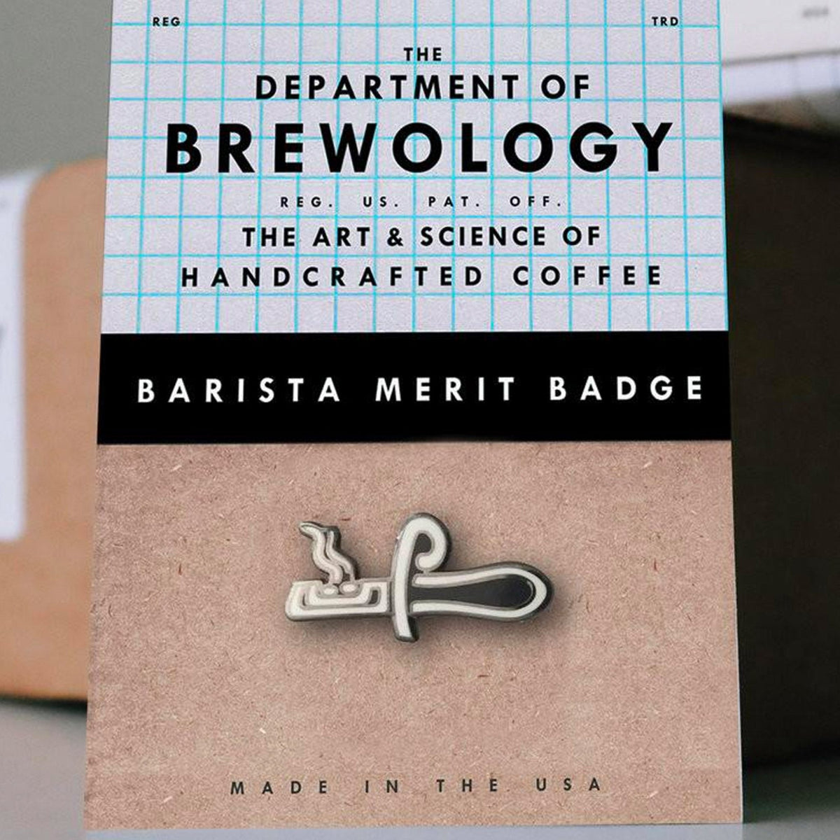 Barista Merit Badge Pins - Caffeine Lab