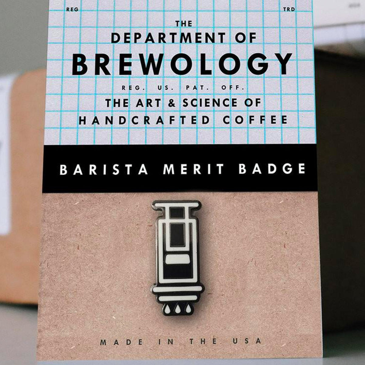 Barista Merit Badge Pins - Caffeine Lab