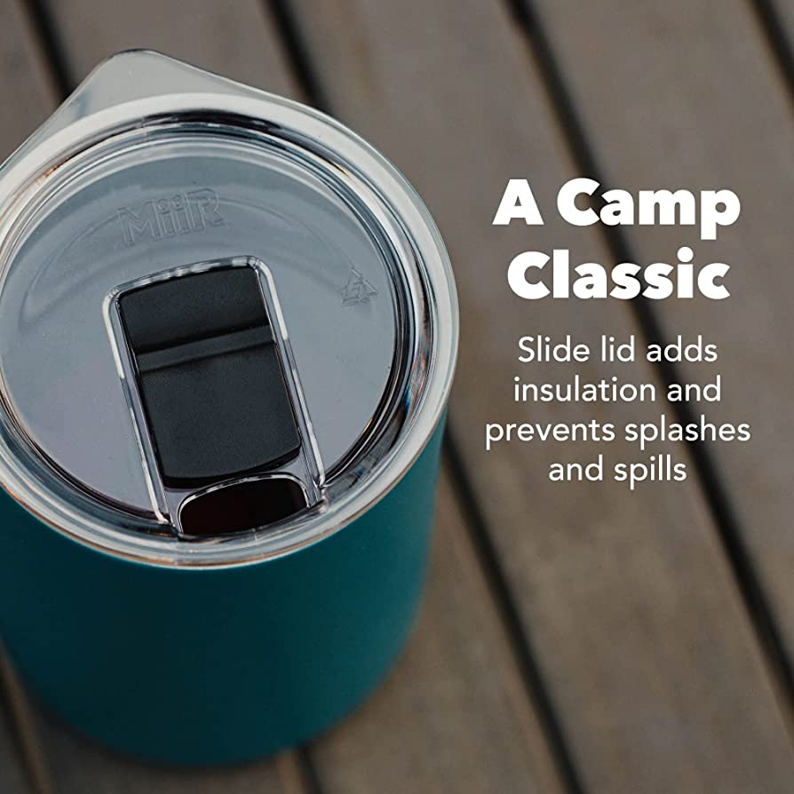 Camp Cup 354ml - Press - fit Slide Lid - Caffeine Lab