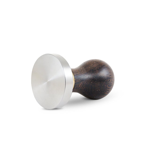 Compressor Professional Espresso Tamp 58mm Flat - Wenge Wood - Caffeine Lab