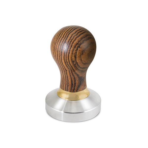 Compressore Professional Espresso Tamp 58mm Flat - Bocote Wood - Caffeine Lab