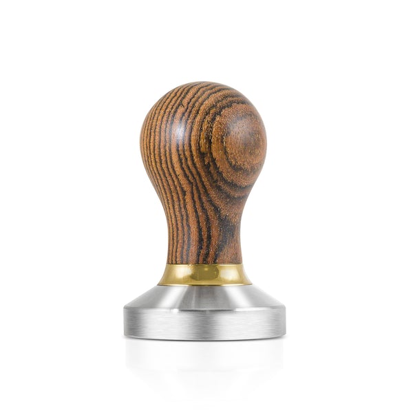 Compressore Professional Espresso Tamp 58mm Flat - Bocote Wood - Caffeine Lab