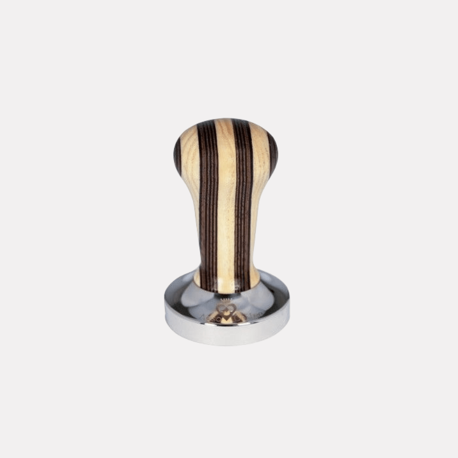 Ergo Striped Wood Tamper - Striped Zebrawood - Caffeine Lab