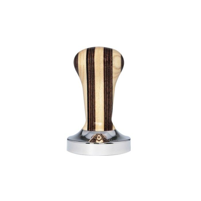 Ergo Striped Wood Tamper - Striped Zebrawood - Caffeine Lab