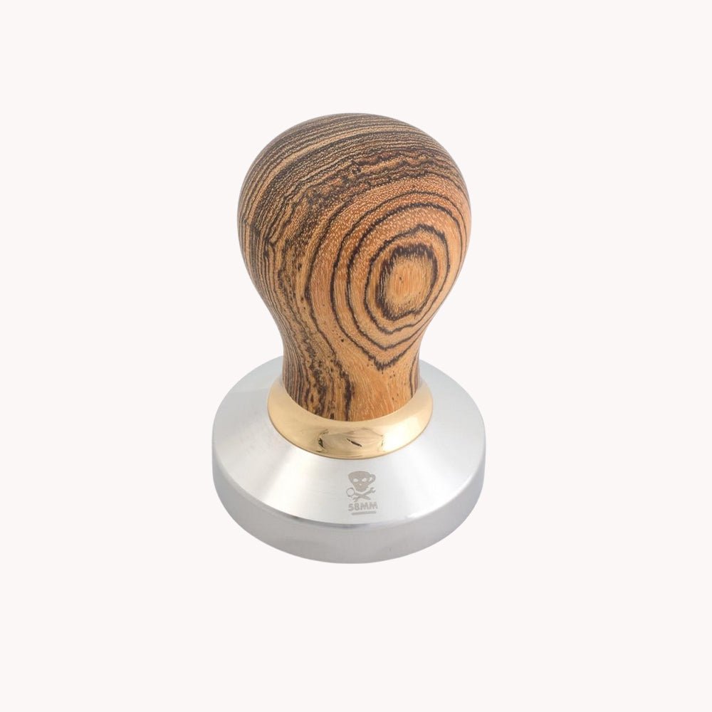 Espresso Parts Design 5 Espresso Tamper 58mm Flat - Bocote Wood - Caffeine Lab