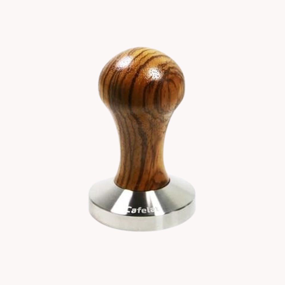 Espresso Tamper Zebra 58mm Flat - Caffeine Lab