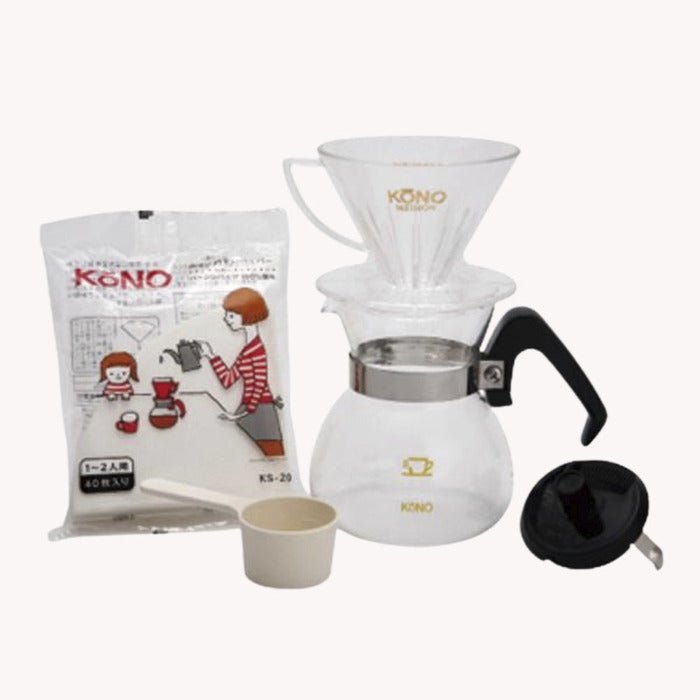 Kono Cone Dripper Set - 2 Cups - Caffeine Lab