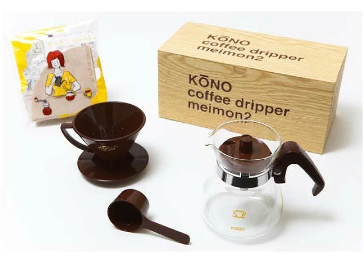 Kono Cone Dripper Set - 2 Cups - Caffeine Lab