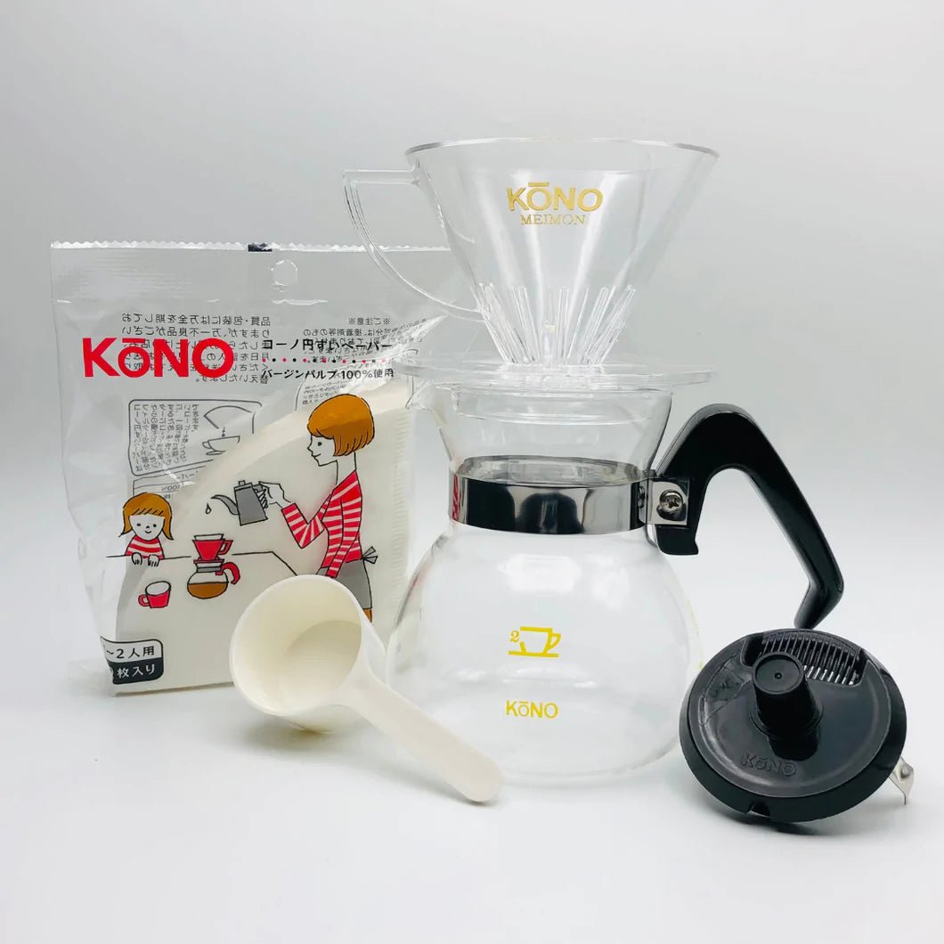 Kono Cone Dripper Set - 4 Cups - Caffeine Lab