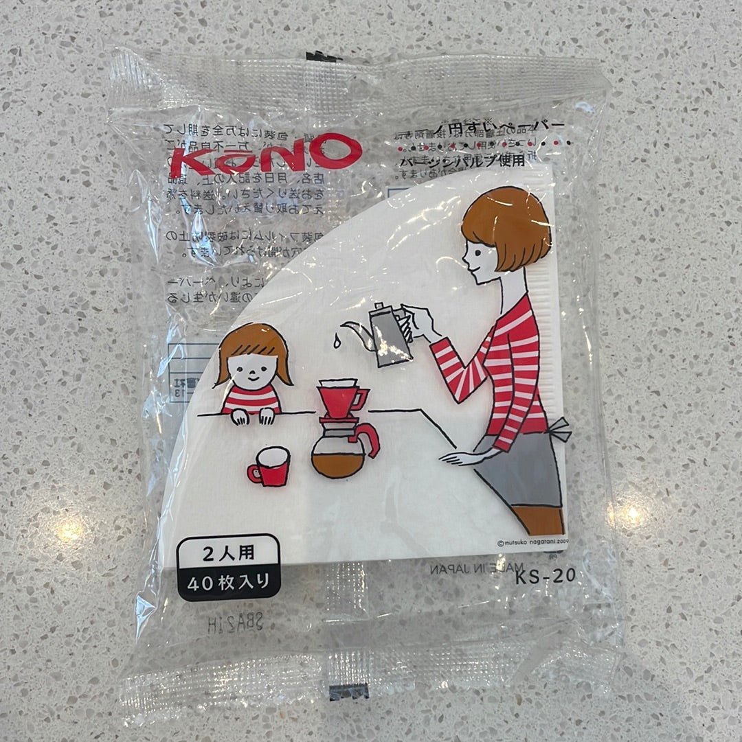 Kono Cone Paper - 40pcs - Caffeine Lab