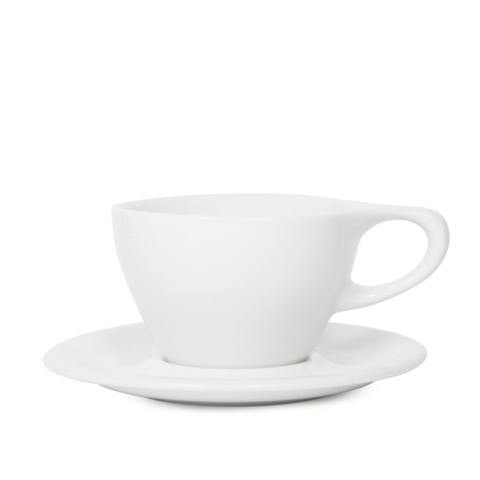 Lino Small Latte Cup &amp; Saucer 237ml - Caffeine Lab