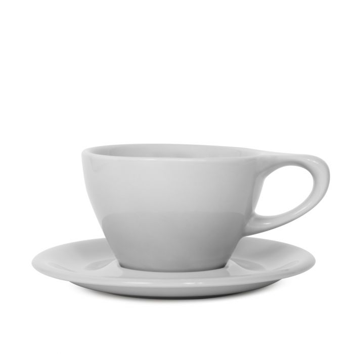 Lino Small Latte Cup &amp; Saucer 237ml - Caffeine Lab