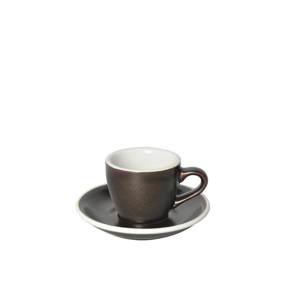 LOVERAMICS Egg Espresso Cup &amp; Saucer 80ml - Caffeine Lab