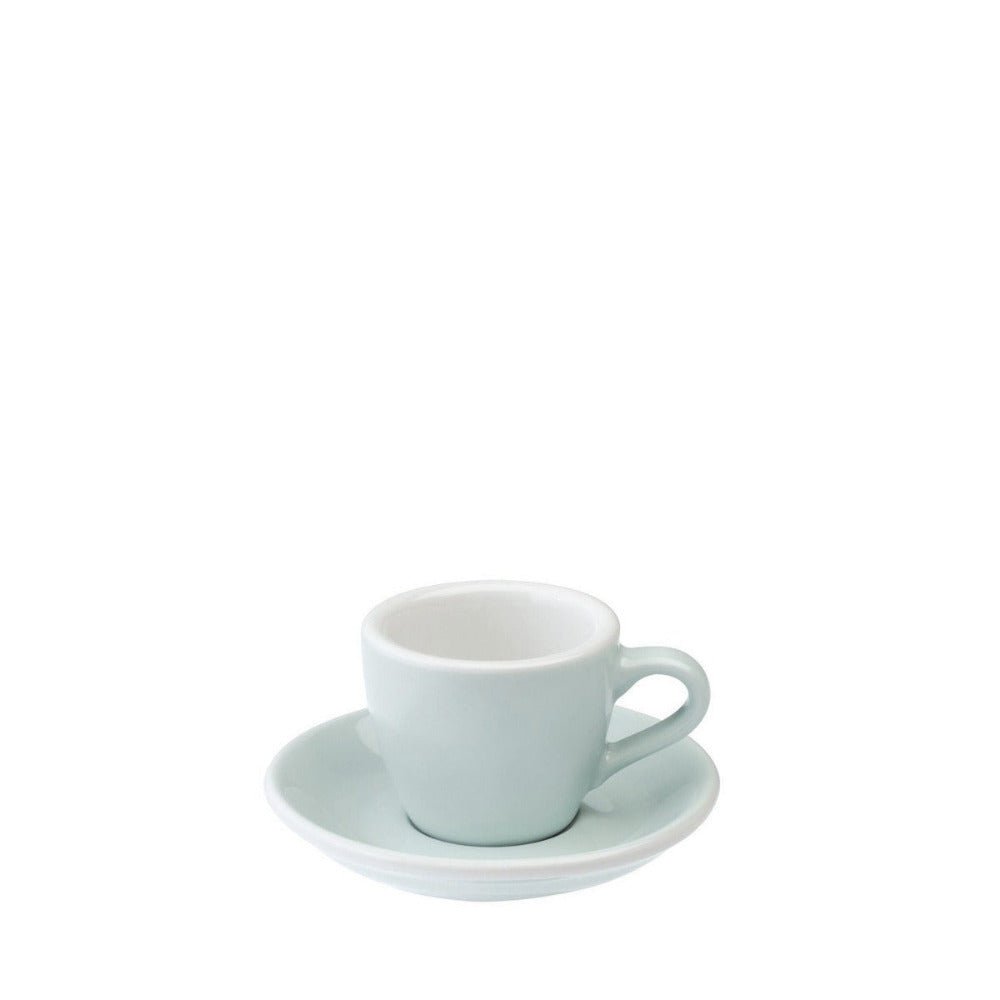 LOVERAMICS Egg Espresso Cup &amp; Saucer 80ml - Caffeine Lab