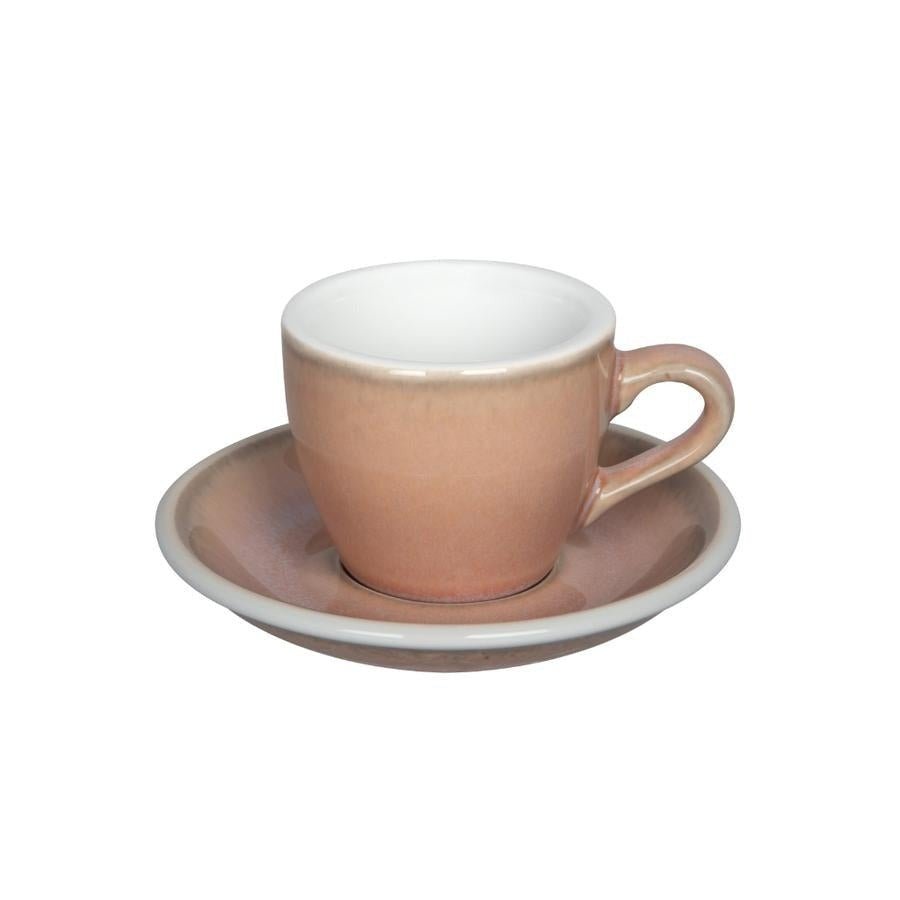 LOVERAMICS Egg Espresso Cup &amp; Saucer 80ml - Caffeine Lab