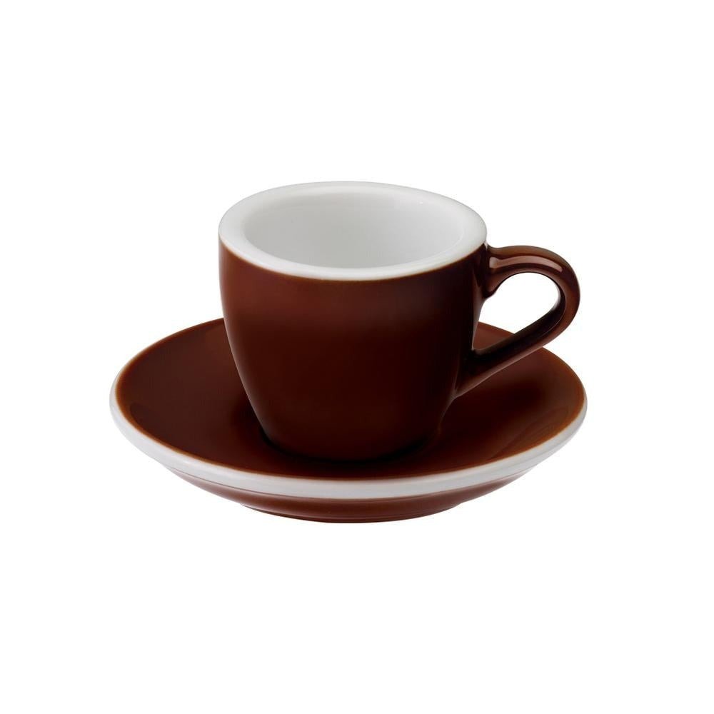 LOVERAMICS Egg Espresso Cup &amp; Saucer 80ml - Caffeine Lab