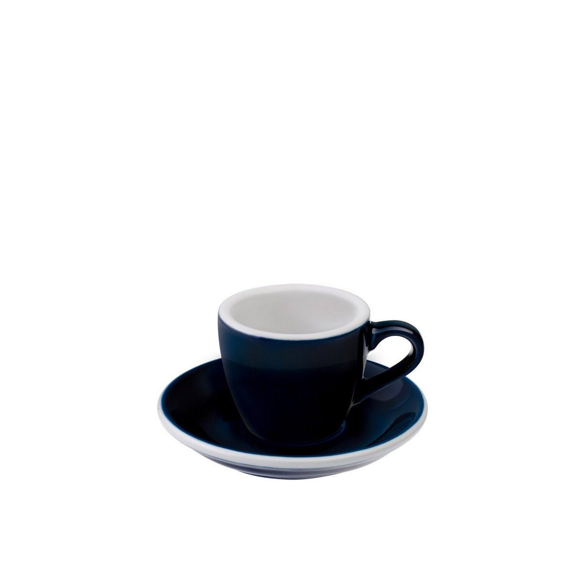 LOVERAMICS Egg Espresso Cup &amp; Saucer 80ml - Caffeine Lab