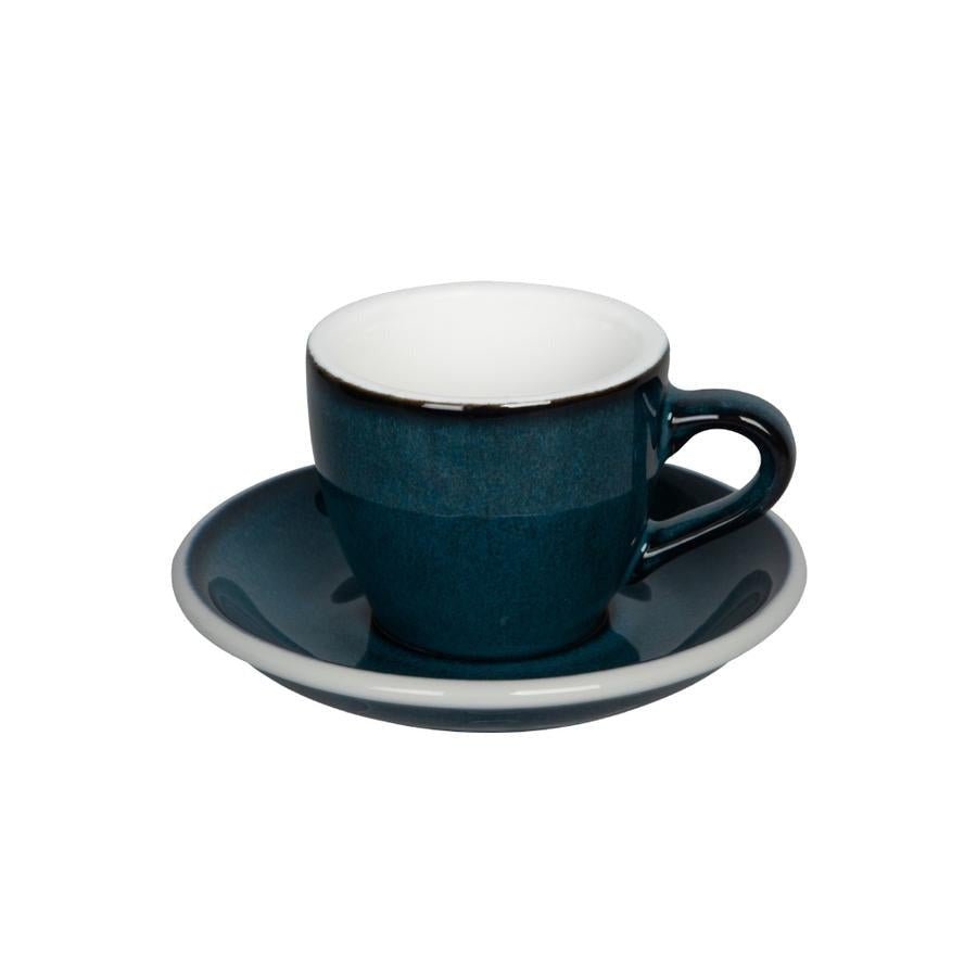 LOVERAMICS Egg Espresso Cup &amp; Saucer 80ml - Caffeine Lab