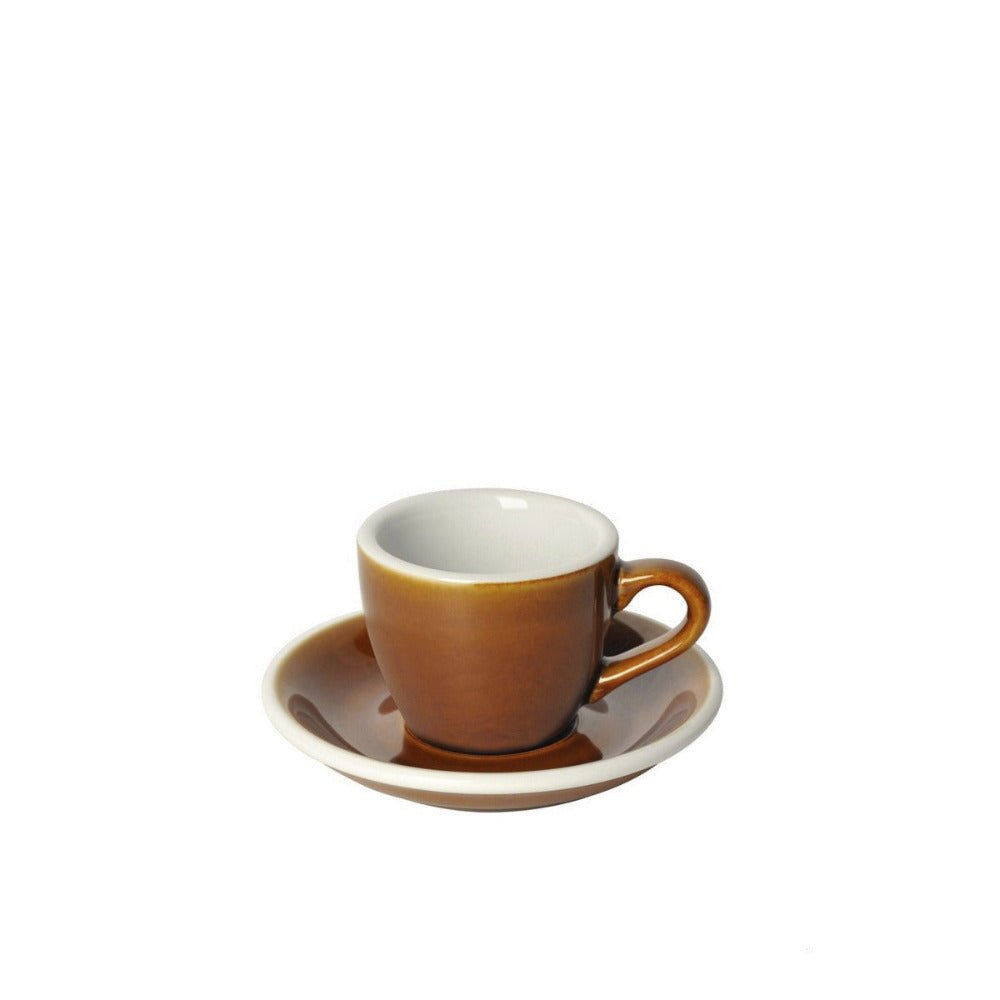 LOVERAMICS Egg Espresso Cup &amp; Saucer 80ml - Caffeine Lab