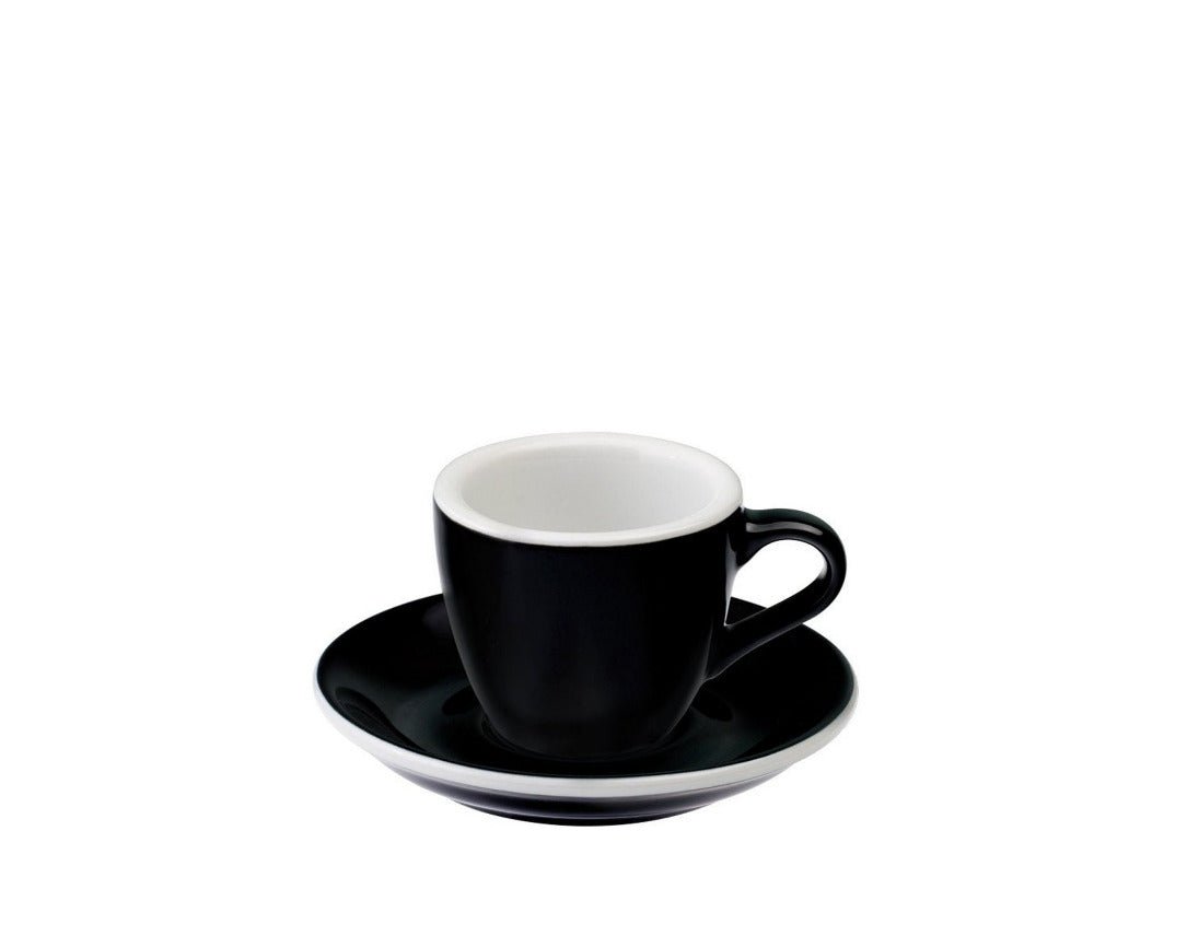 LOVERAMICS Egg Espresso Cup &amp; Saucer 80ml - Caffeine Lab