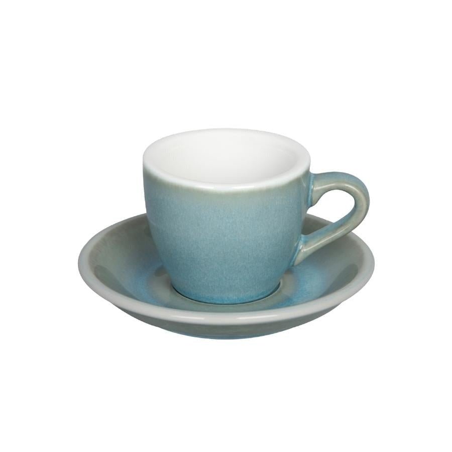 LOVERAMICS Egg Espresso Cup &amp; Saucer 80ml - Caffeine Lab