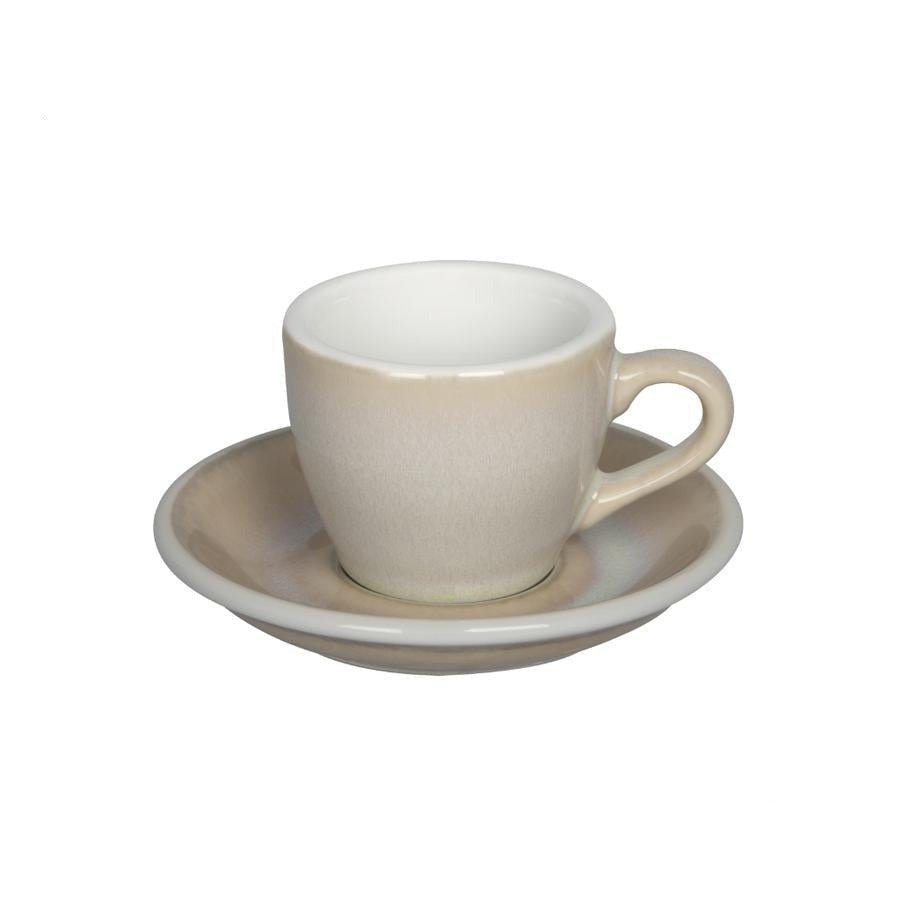 LOVERAMICS Egg Espresso Cup &amp; Saucer 80ml - Caffeine Lab