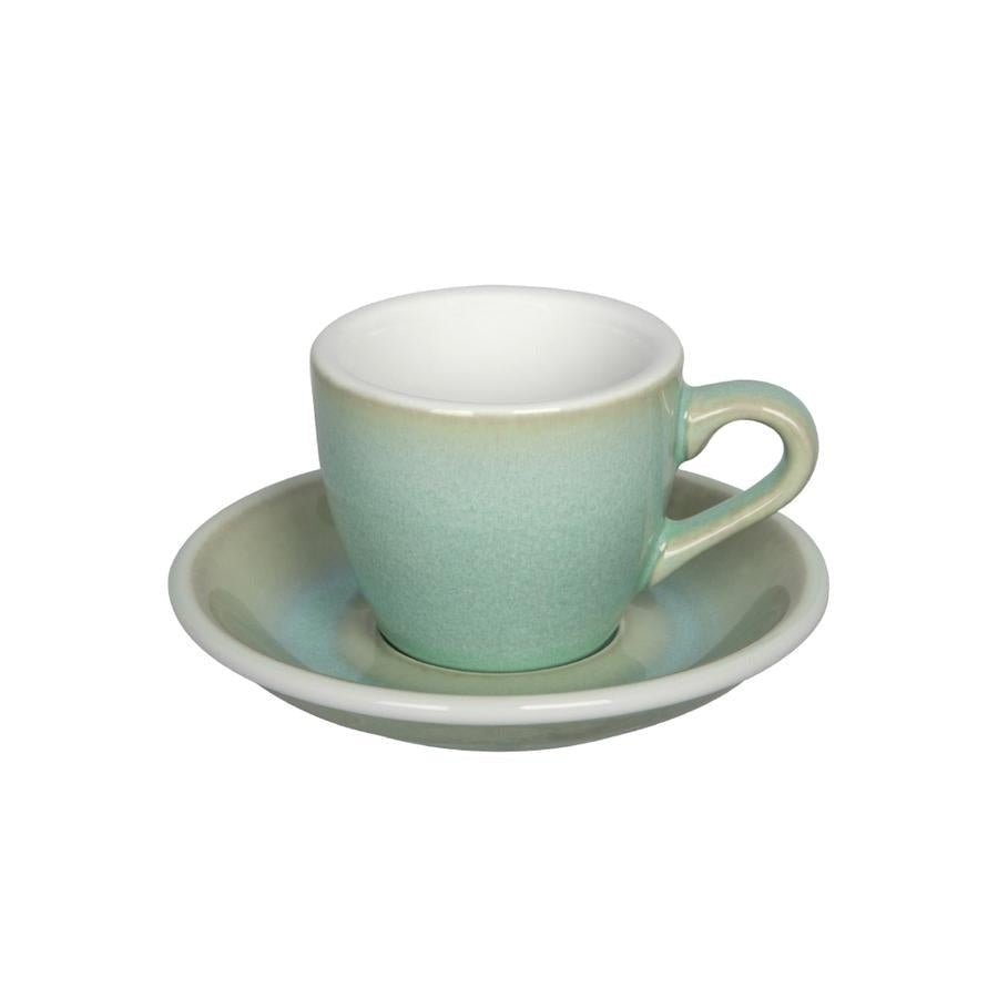 LOVERAMICS Egg Espresso Cup &amp; Saucer 80ml - Caffeine Lab