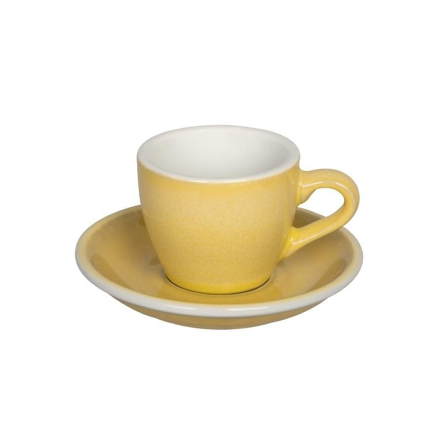 LOVERAMICS Egg Espresso Cup &amp; Saucer 80ml - Caffeine Lab