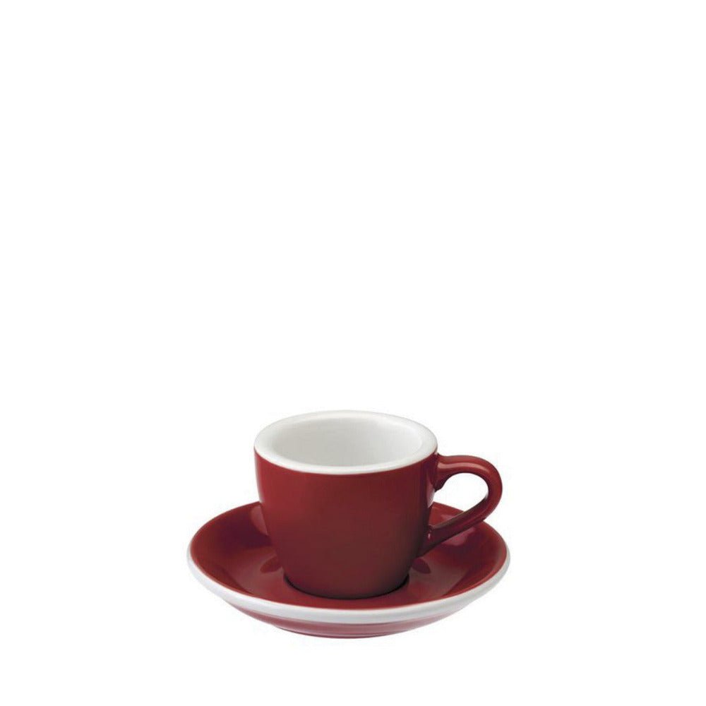 LOVERAMICS Egg Espresso Cup &amp; Saucer 80ml - Caffeine Lab