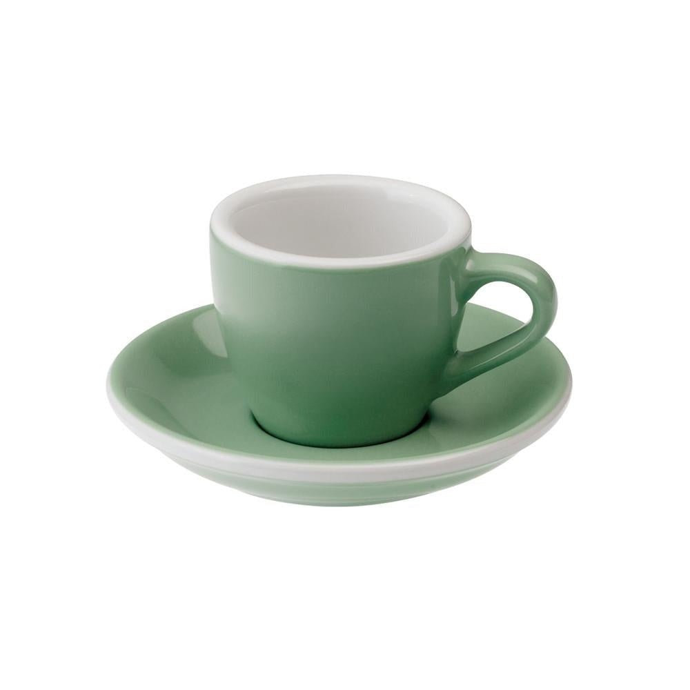 LOVERAMICS Egg Espresso Cup &amp; Saucer 80ml - Caffeine Lab