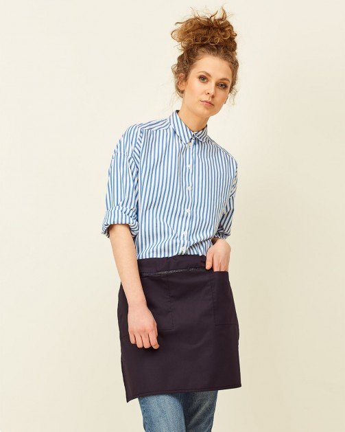 Lucio Verso Midnight Blue Mini Bistro Apron - Caffeine Lab