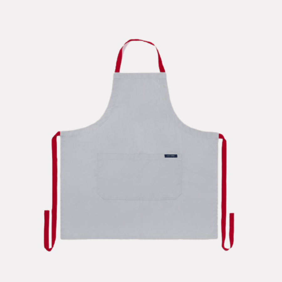 Lucio Verso Pale Grey Classic Apron - Caffeine Lab