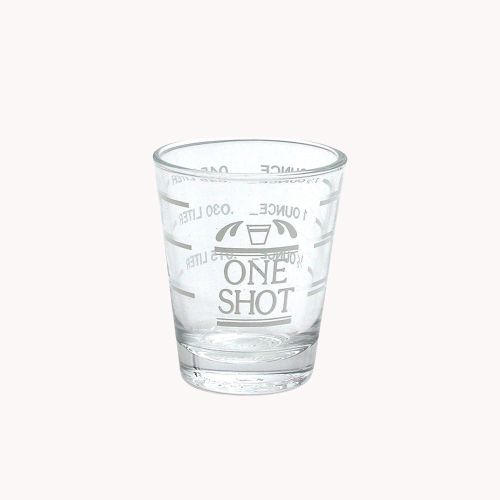 One Shot Glass with Lines - Caffeine Lab