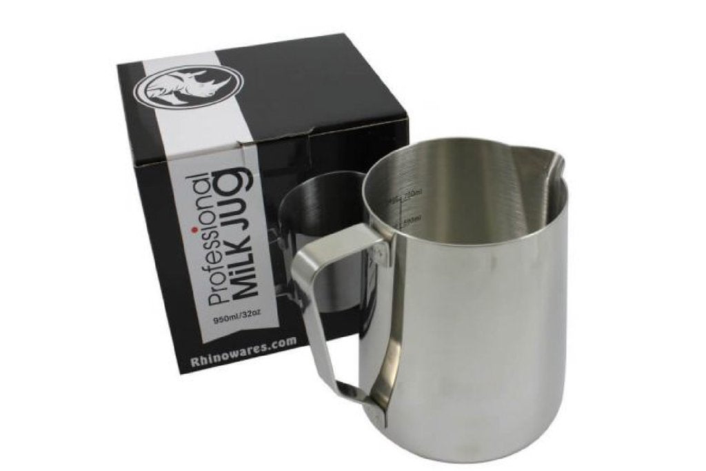 Rhino Coffee Gear Professional Milk Pitcher 32oz/950ml - Caffeine Lab