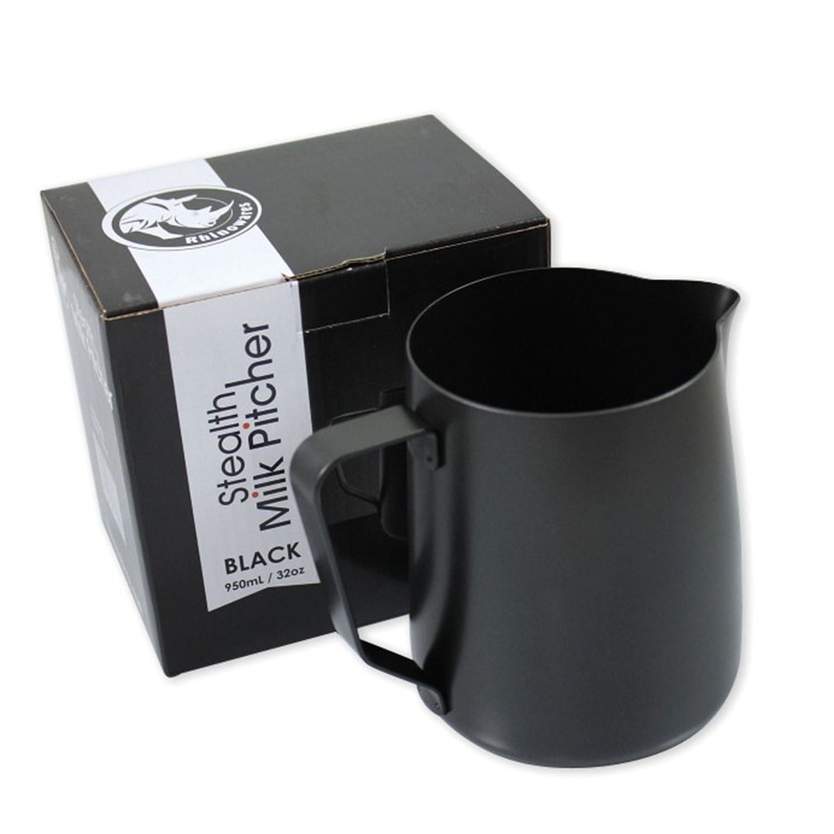 Rhino Stealth Milk Pitcher 950ml - Caffeine Lab