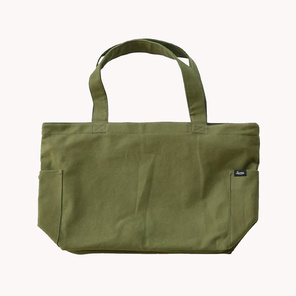 Rivers Zipper Top Tote Bag - Caffeine Lab